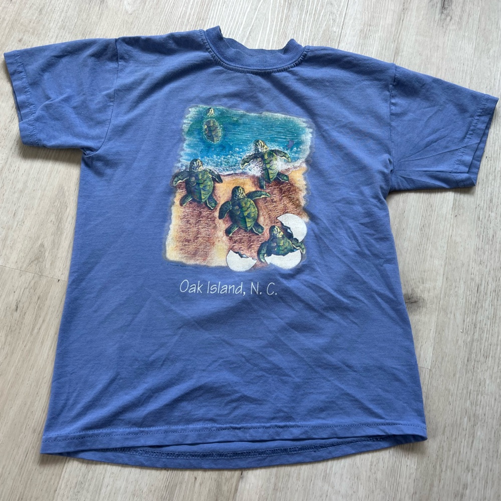 Kids cute turtle shirt oak island